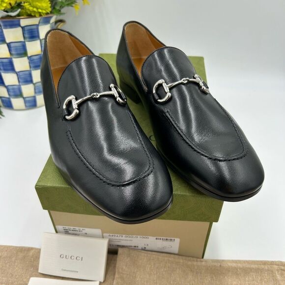Men’s Gucci horse bit leather loafers size 13 made in Italy - Picture 1 of 11